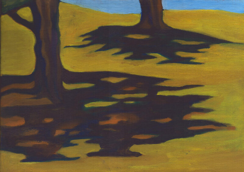 Summer Shadows #2, 12 by 9, oil