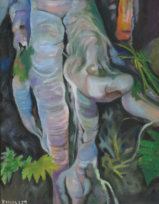 Birch Body, 16 by 24, oil